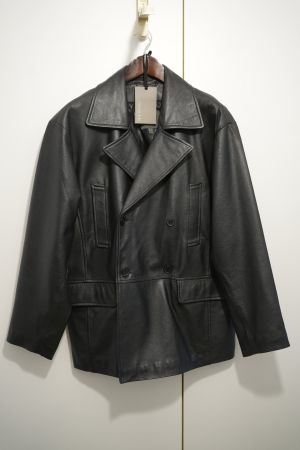 Muubaa Double-Breasted Leather Jacket - L - Sheepskin