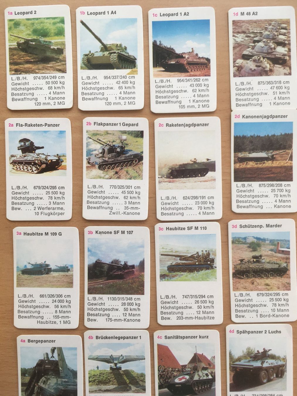 Giochi: Quartett – Panzer – Usato da Grenchen venduto da Kogi7 3
