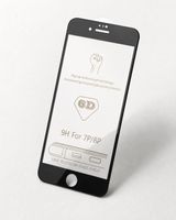 iPhone 7/8 Plus Panzerglas Schwarz Neu