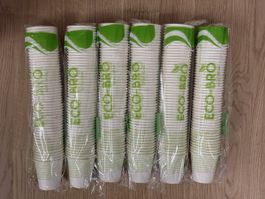 300x ECO-BRO Espresso Einwegbecher Bio 80ml – Neu & OVP