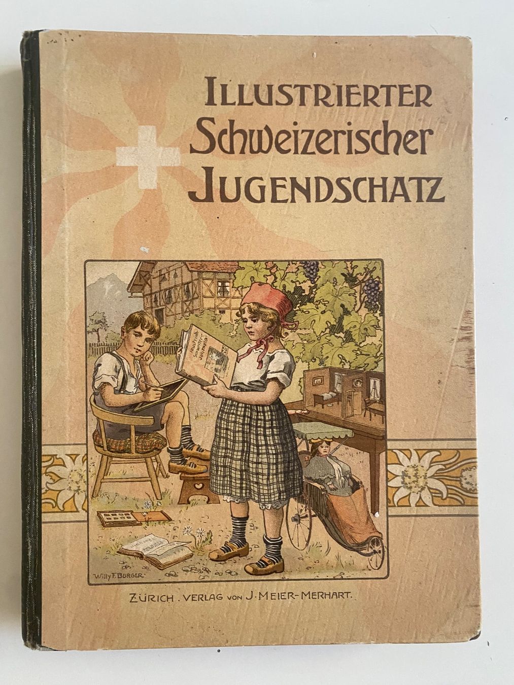 Libri: Antikes Buch - ILLUSTRIERTER SCHWEIZERISCHER JUGENDSCHATZ – Usato da Münsingen venduto da Ganjam