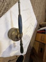 Alte Messing Spritze mit Holzgriff guter Zustand