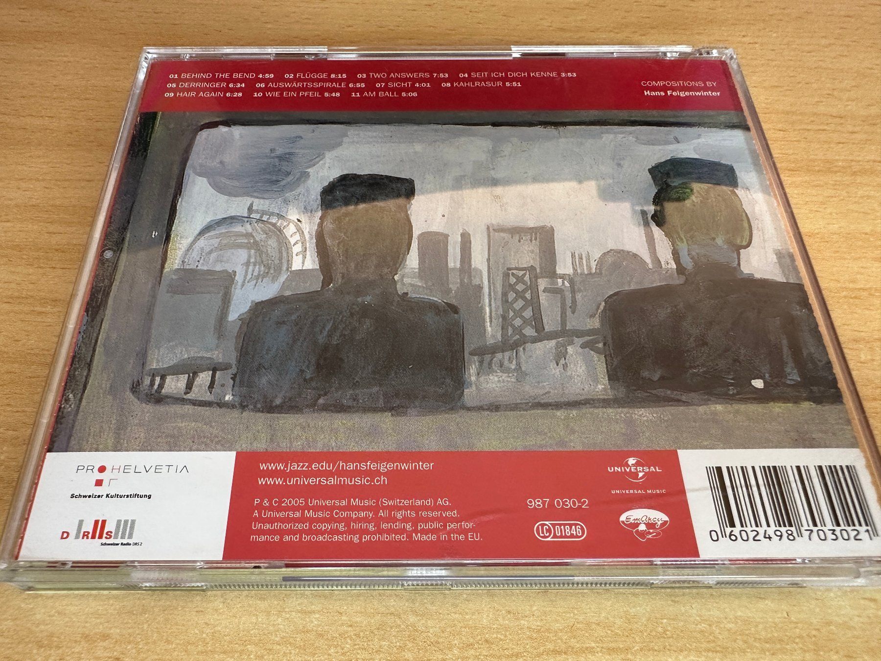 CD: Feigenwinter – Behind The Bend – Usato da Rikon im Tösstal venduto da Alpenmutz 1