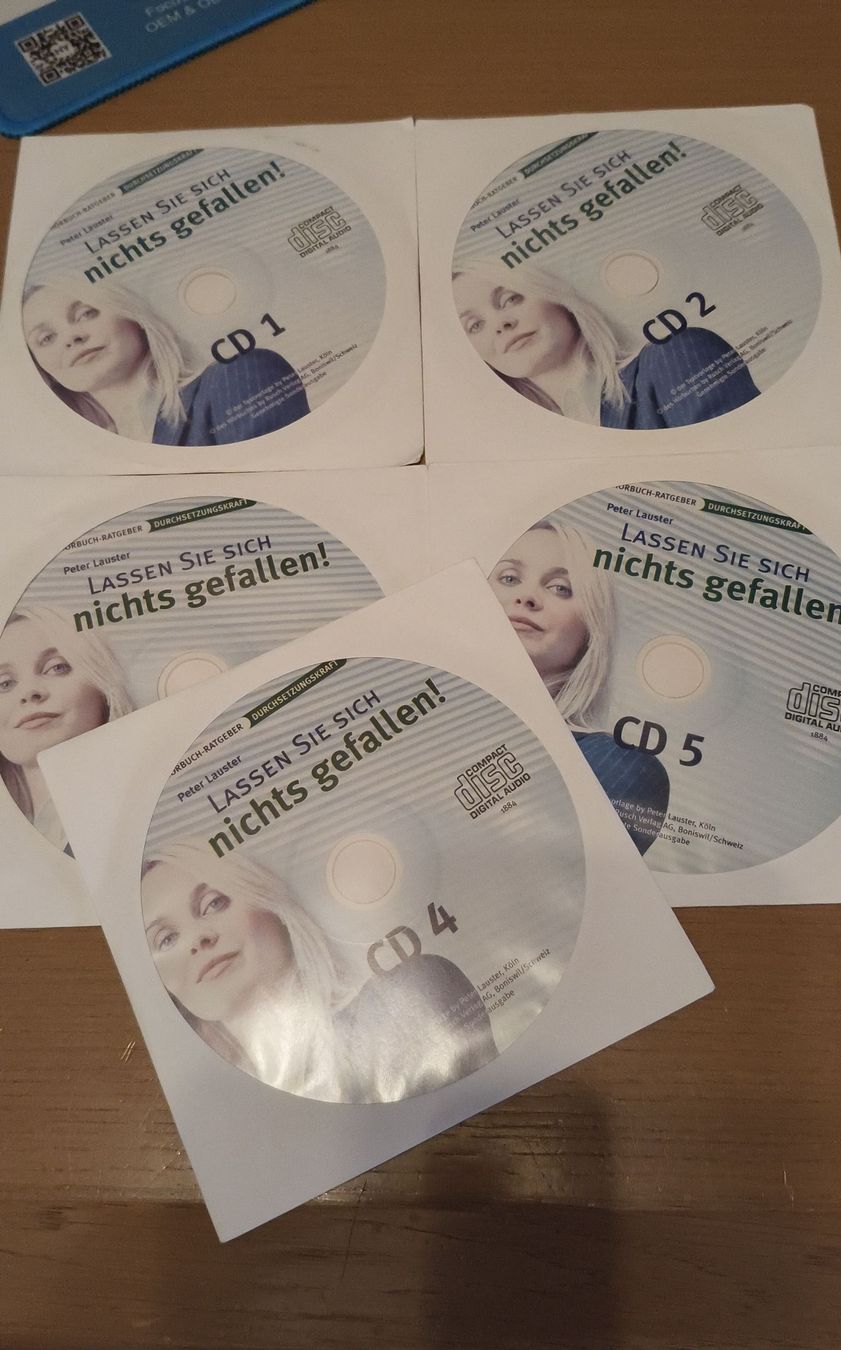 Audiolibri: Peter Lauster - Lassen Sie Sich Nichts Gefallen! CDs 1-5 – Nuovo (secondo la descrizione) da Aesch BL venduto da Gebrauchtes_AeschBL