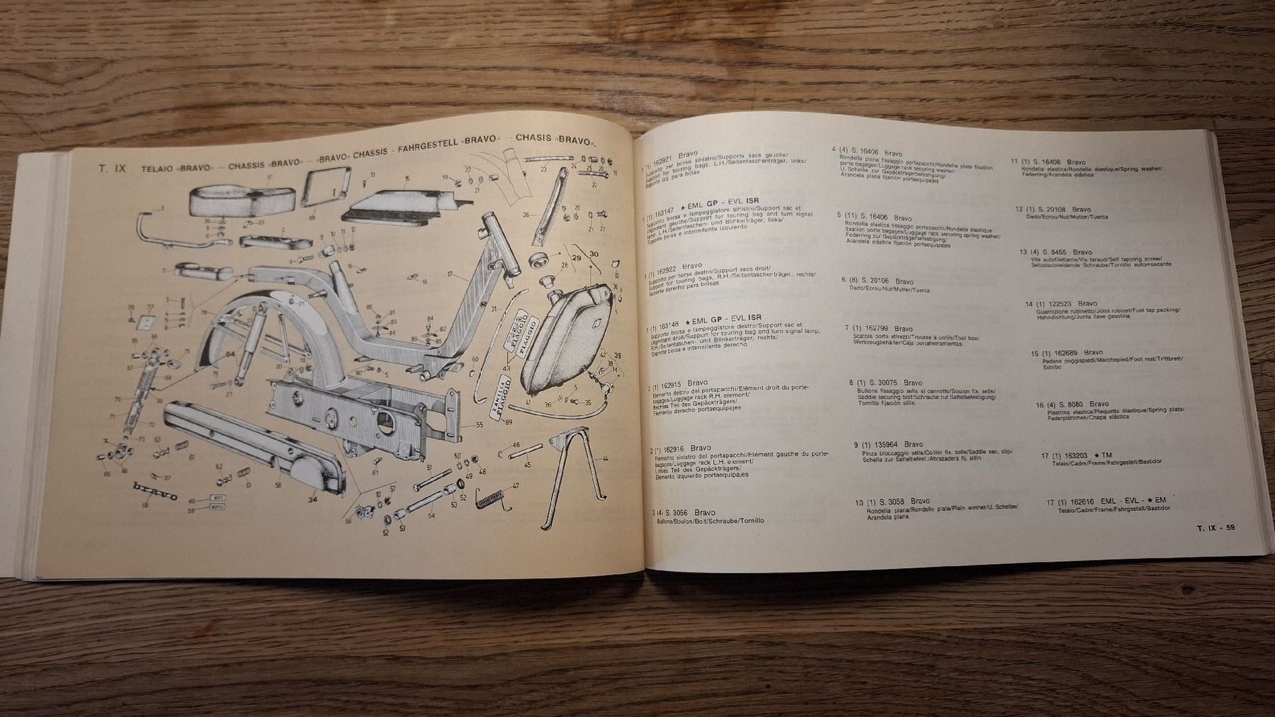 Piaggio Cyclomoteurs: Piaggio Ciao/Boxer/Bravo Ersatzteilkatalog  – D'occasion à Künten par Rocchi71 3