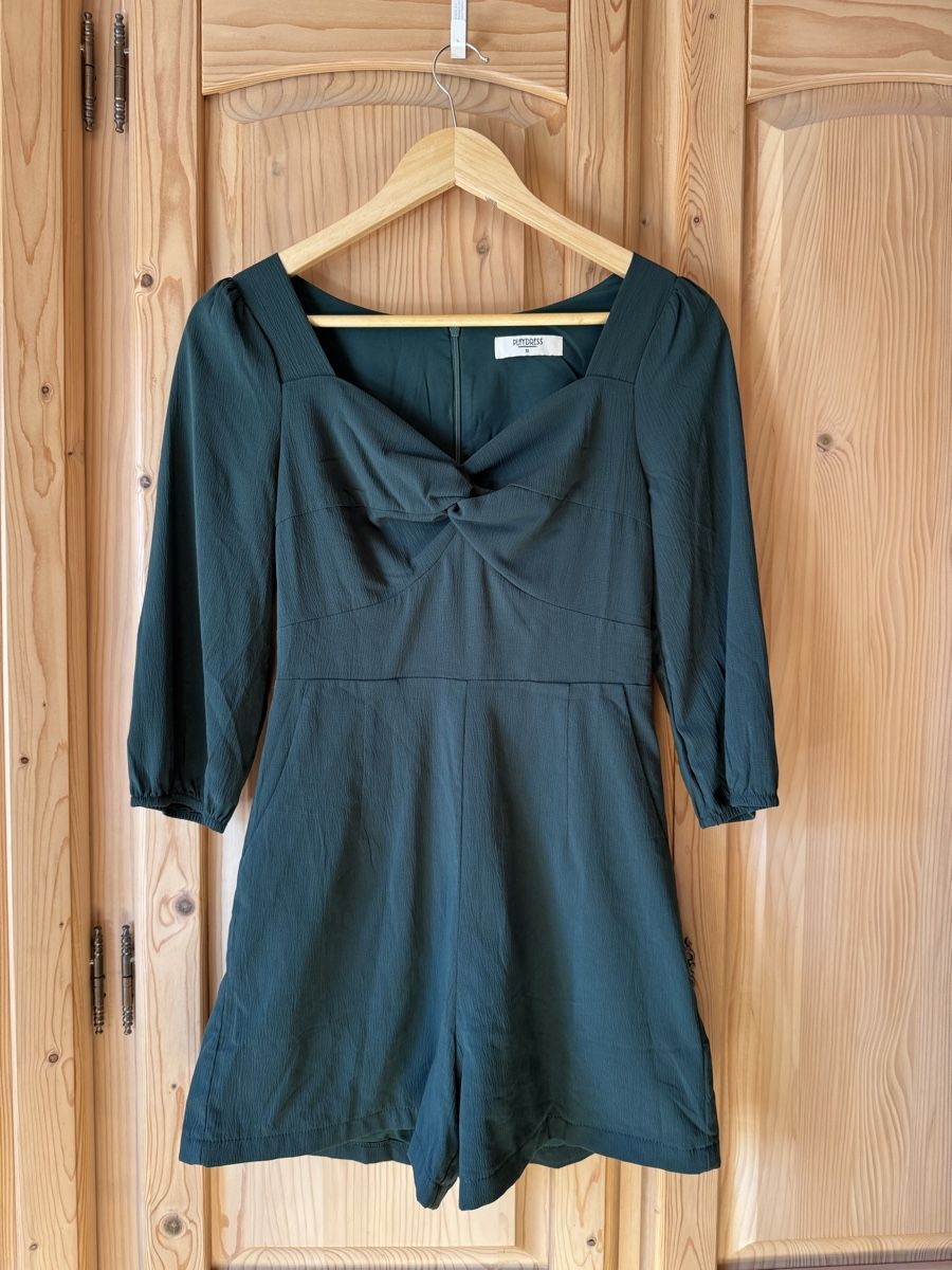 Jumpsuits: Dunkelgrüner Suit mit Ärmel, Grösse S – Neu (gemäss Beschreibung) aus Hergiswil NW von kaufe_bei_kaufmann