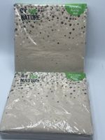 2 Packungen Servietten By Nature mit Sternen Motiv Neu 58