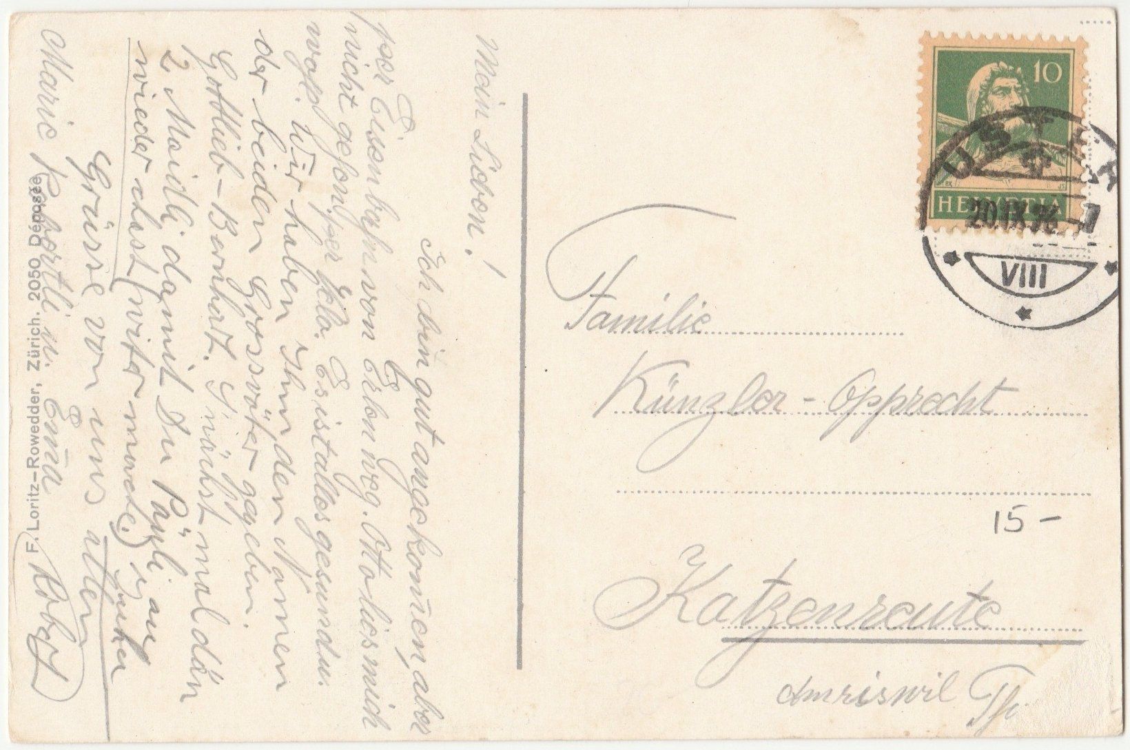 Cartoline postali: 3x Uster – Usato da Fällanden venduto da Blausegelfliege 5