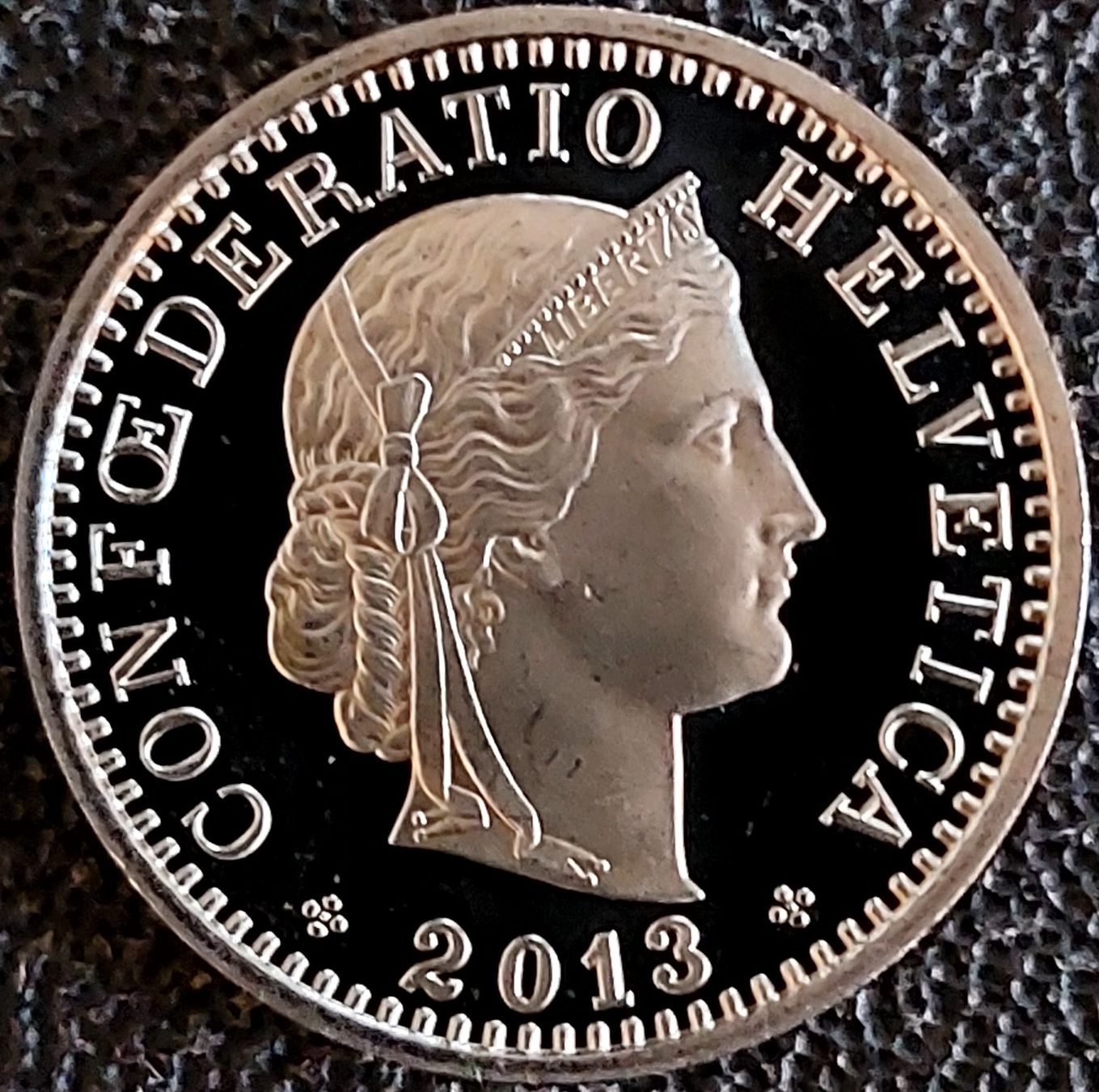 Tutti le monete: 20 Rappen 2013 stgl. / aus Münzsatz – Nuovo (secondo la descrizione) da Arch venduto da coinsandmore