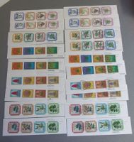 Portugal -Acores- Madeira; Lot 20 Blumen Markenheftchen