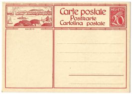 1928 Bildpostkarte Nr. 117-013 Bild GENÈVE *
