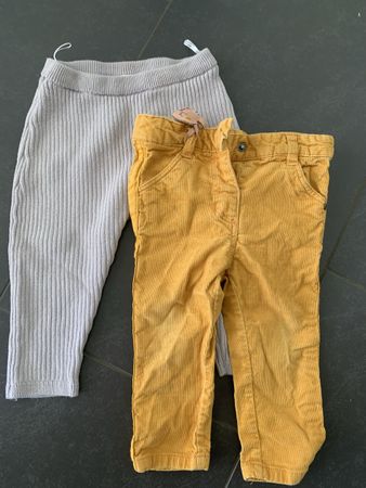 2 Hosen Mädchen 74cm