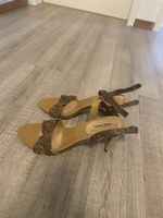 Diesel Women's Leather Heels, Beige - Size 39, Summer!