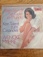 Vinyl Single - Wencke Myhre - Abendstunde hat Gold im Munde