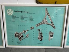 VW Käfer Lenkung Poster