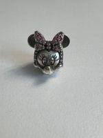 Pandora Disney Minnie Mouse Pink Pavé Bow Clip Charm