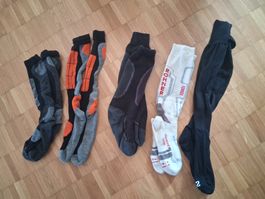 5 Paar Skisocken gemischt Rohner und andere gebraucht