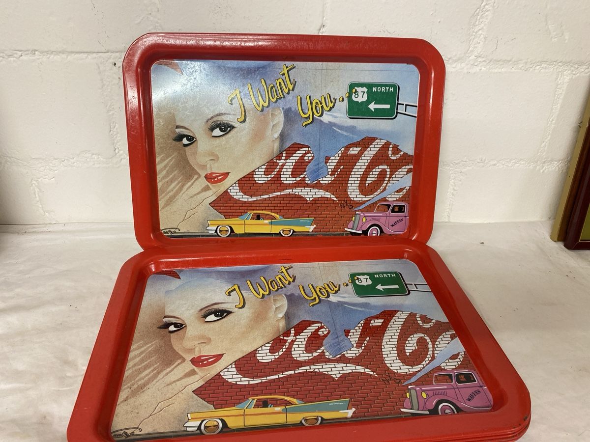 Piatti di portata: 6.Coca Cola Serviertablett Retro – Usato da sursee venduto da trilli-tralli 8