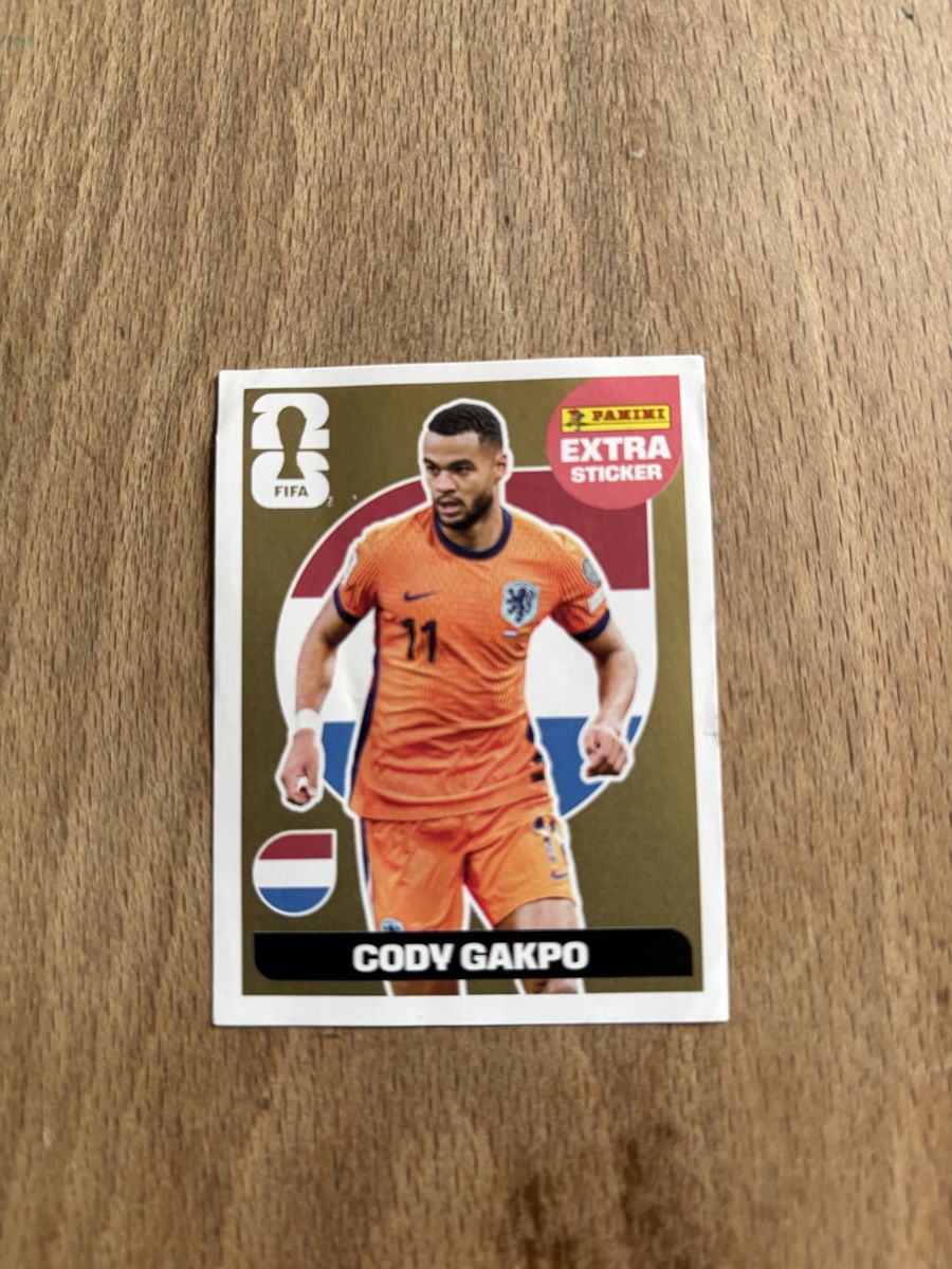 Panini Carte collezionabili: Extra Sticker Gold Cody Gakpo – Nuovo (secondo la descrizione) da Zürich venduto da RahelP01