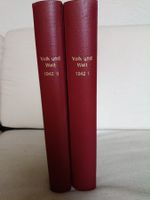 2 Bände "Volk und Welt" 1942