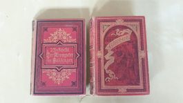 Zwei antiquarische Bücher des Dichters Scheffel 1882 u.1906