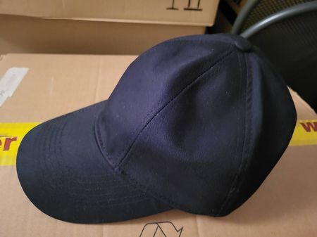  Neu Cap schwarz 100% Baumwolle