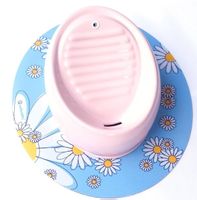 Katzenbrunnen Lucky Kitty Keramik Grau oder Pink Fabrikneu
