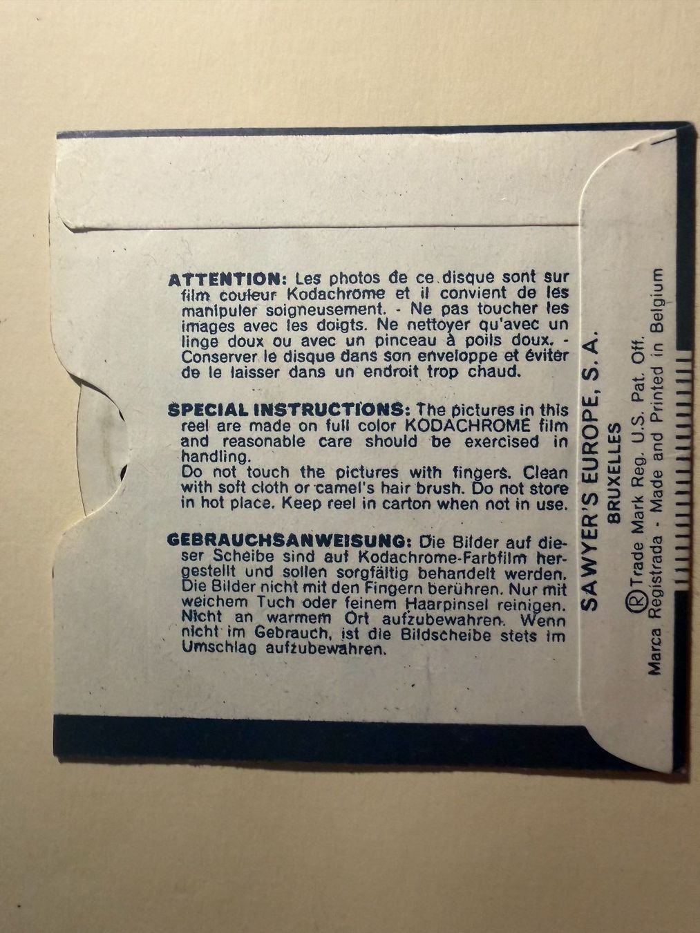 View-master Giocattoli: View-Master 3D: Nr. 2041 LOCARNO - ASCONA - BRISSAGO – Usato da Tegerfelden venduto da siebenmacky 1