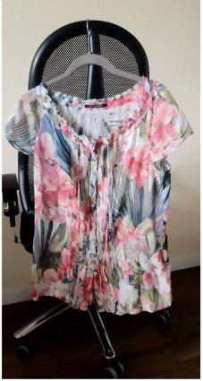 florale Bluse, LUISA CERANO, Gr. 36