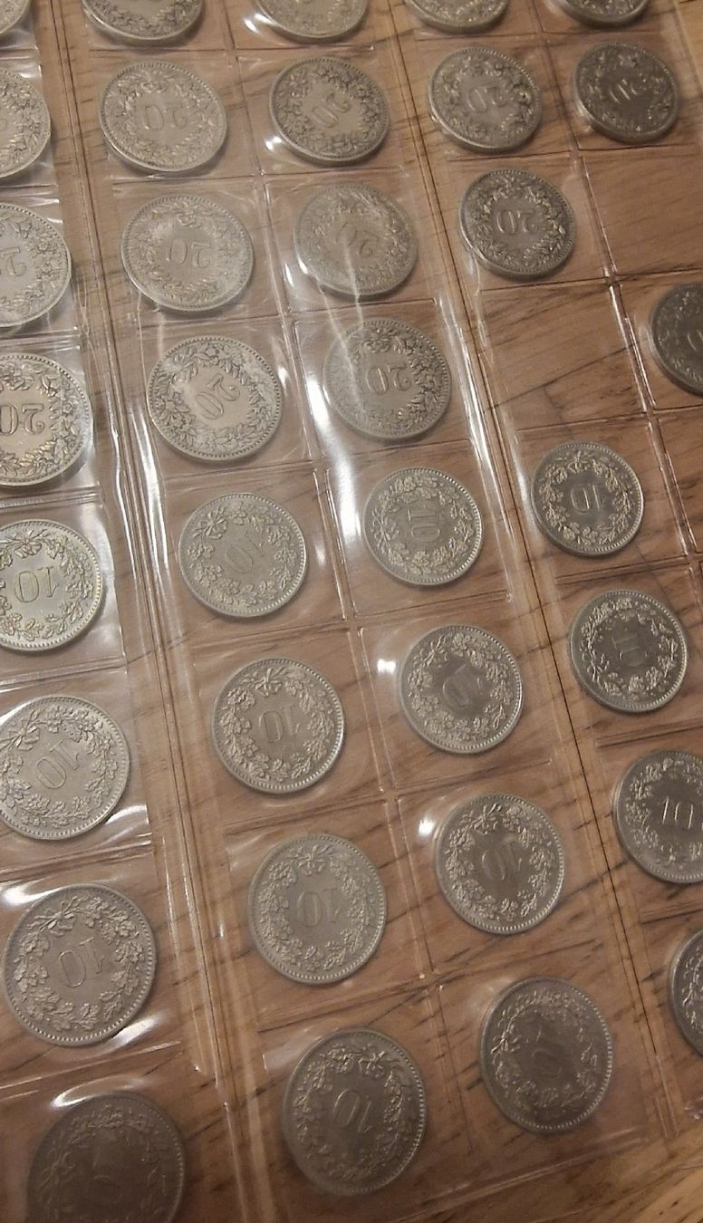 Tutti le monete: 45 Stück Sammlung Schweizer Münzen 20 Rappen – Usato da Arbon venduto da sar_l7ll 4