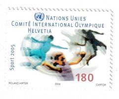 Schweiz 2004 ungestempelt nations unies