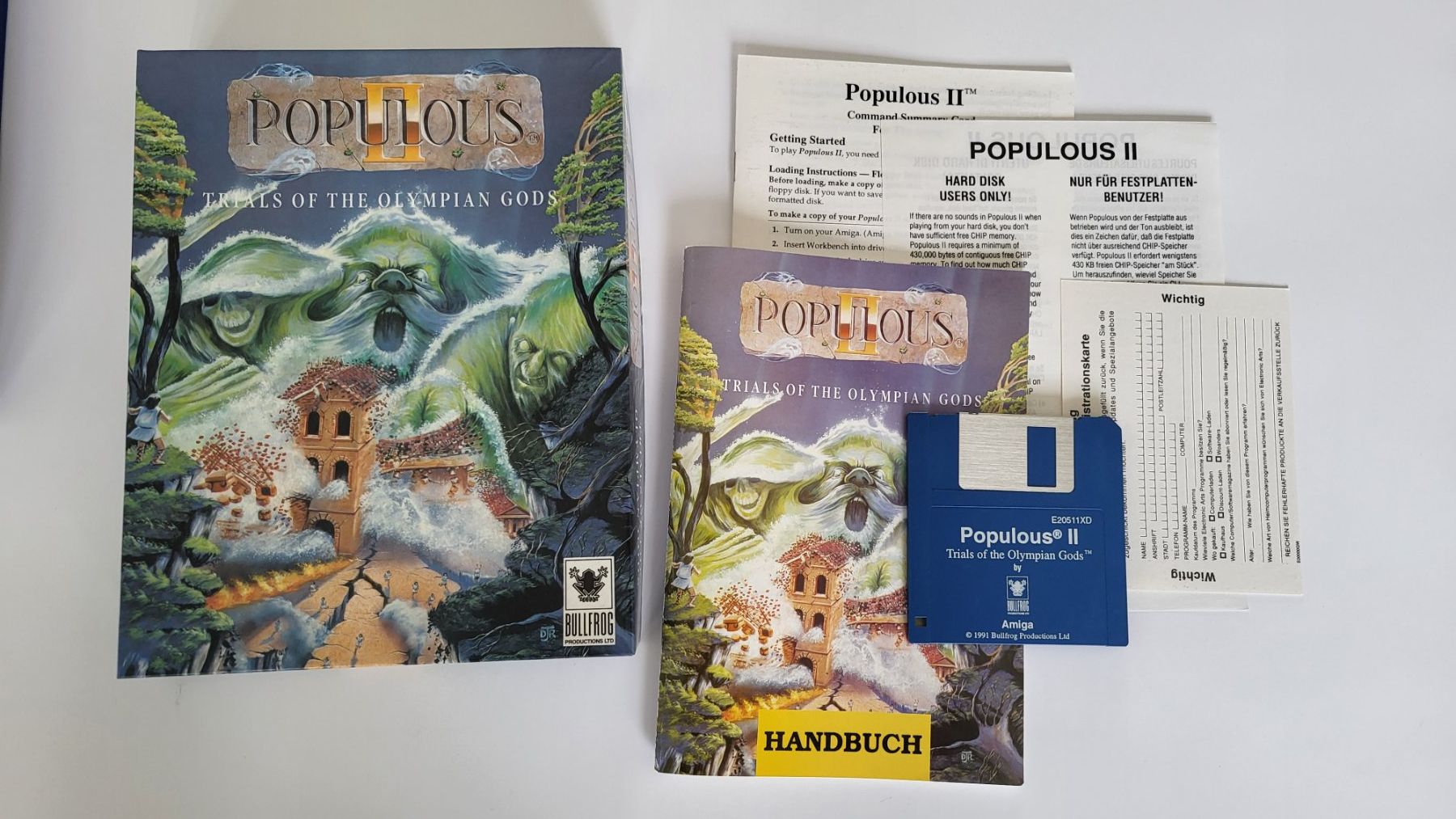 Spiele: Amiga Spiel - Populous 2 - Big Box – Gebraucht aus Rosshäusern von West66 2