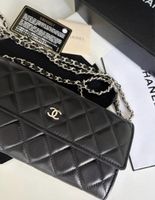 Chanel Woc Wallet on Chain Schwarz Wie Neu Top Zustand 