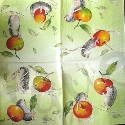 Tovaglioli: Serviette igel (t92) 2Stk. – Nuovo (secondo la descrizione) da Schlatt TG venduto da kreativ-atelier