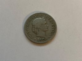 Monnaie Suisse 10 centimes 1900 état de conservation