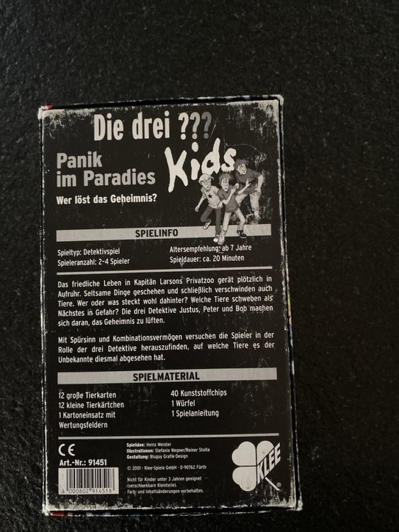Spiele: Die drei ??? Kids Spiel: Panik im Paradies – Gebraucht aus Kägiswil von C_Jaco 1