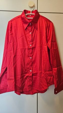 Camicetta rossa poliestere tg.M