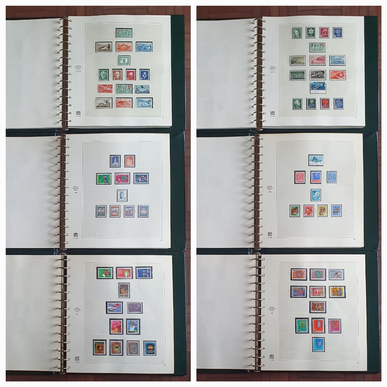 Tutti i francobolli: Sammlung Schweiz Postfrisch  1945 - 92 / Frankaturware 650.- – Usato da Kreuzlingen venduto da Rschweiz1 2