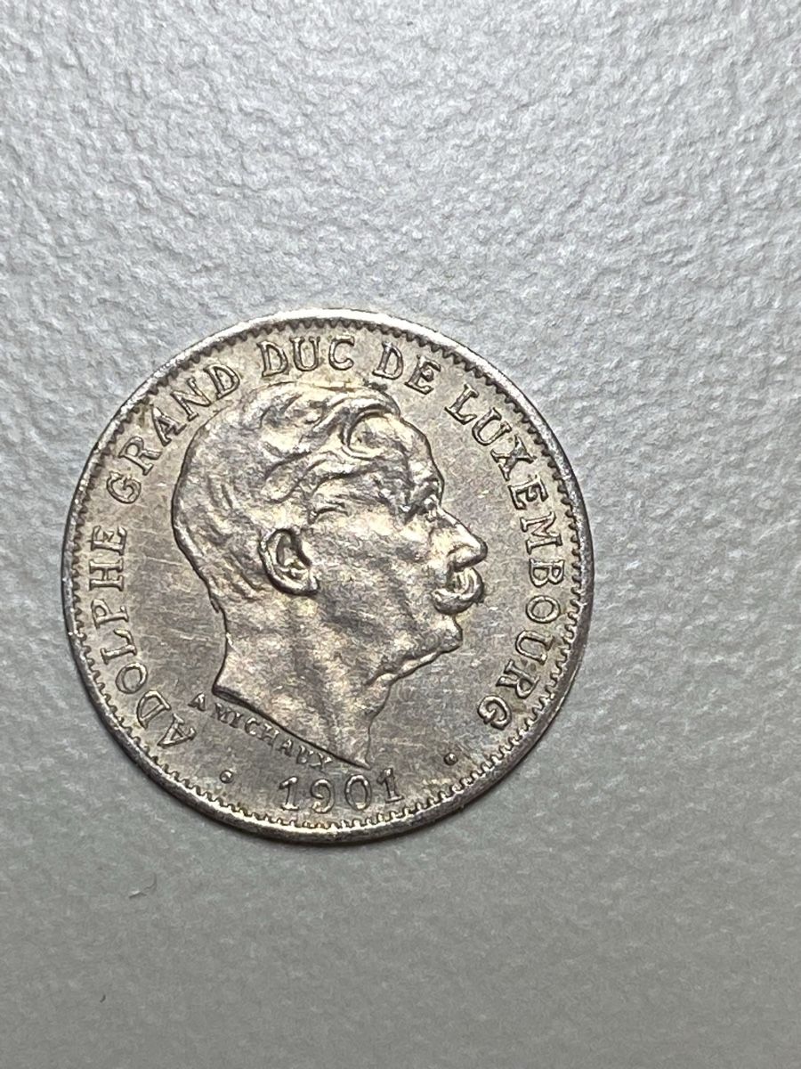 Tutti le monete: Luxembourg - 5 centimes - 1901 – Usato da Payerne venduto da Mike1682 1
