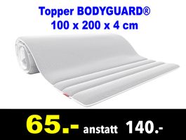 🔴 Topper BODYGUARD® 100 x 200 x 4 cm /462B