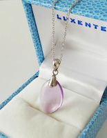 Silber 925 Anhänger Natur-Amethyst  - Neu