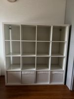 Regal Kallax 4x4 weiss mit Einsätzen guter Zustand