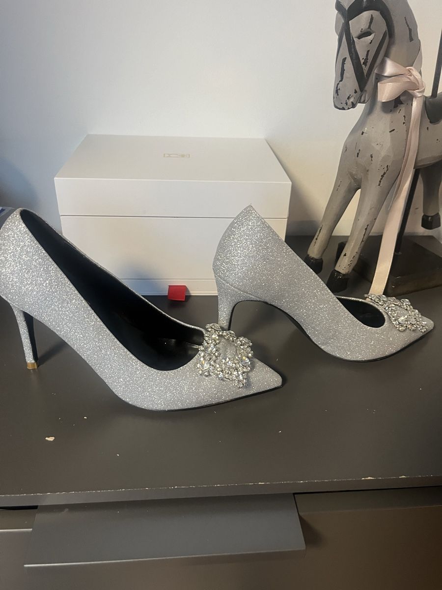 Scarpe da donna: Tolle high heels Glitzer gr 37 – Nuovo (secondo la descrizione) da Neuhausen am Rheinfall venduto da stundgirl 2