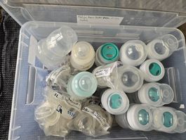 Philips Avent + MAM Flaschen/Baby-Shoppen 0 - 2 Monate