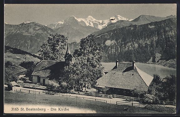 Ansichtskarten: AK St. Beatenberg, Die Kirche – Gebraucht aus Berlin von bartko-reher