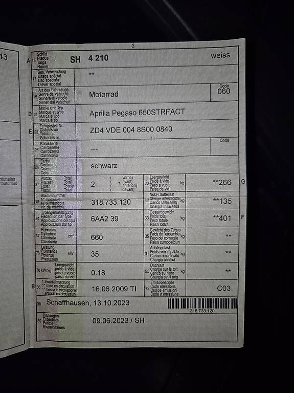 Aprilia Strada: Aprilia Pegaso 660 Factory – Usato da Glis venduto da sebtek1999 3