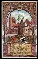 Braunschweig, Der Dom mit Gedicht und Wa