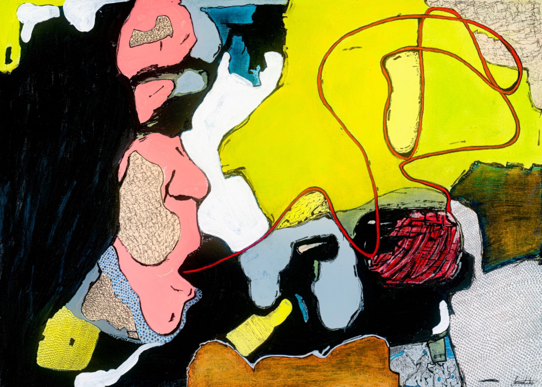 Gemälde: “Thought”50x70cm – Neu und originalverpackt aus Kreuzlingen von eszanza 1