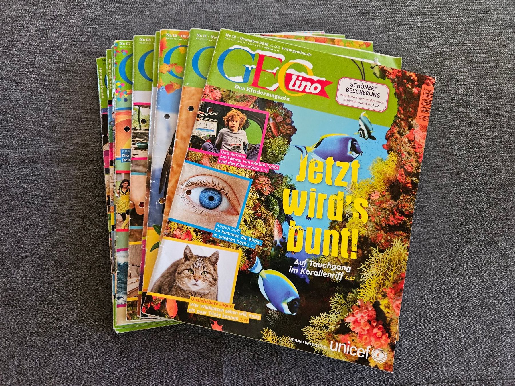 Zeitschriften & Magazine: GEO lino Kindermagazin 2016 – Gebraucht aus Gontenschwil von regentag