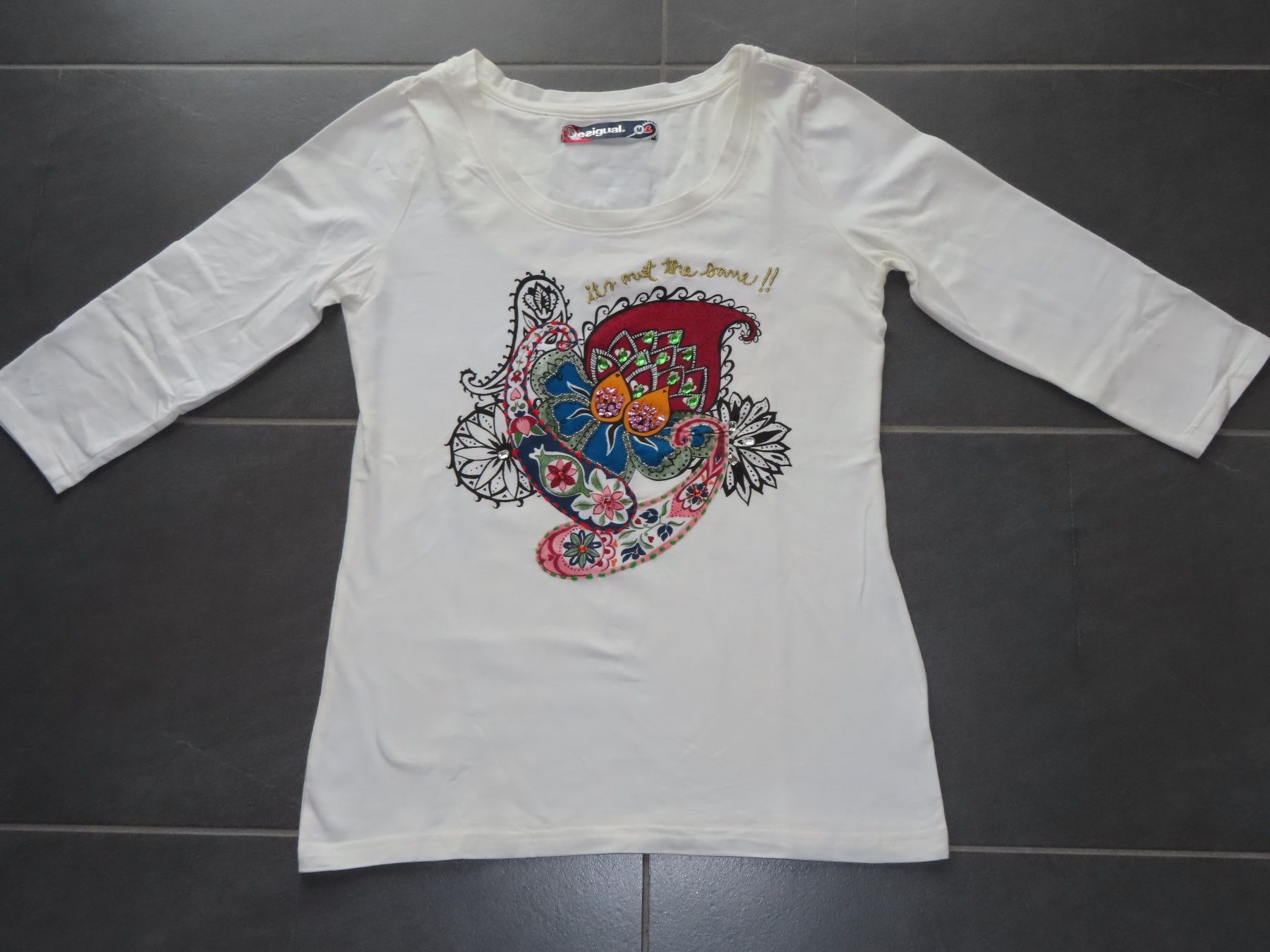 Desigual T-shirt: DESIGUAL wunderschönes Shirt/leichter Pulli Gr.M +++top+++ – Usato da Wallenried venduto da Asyano 7